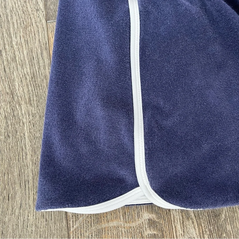 OFFLINE By AERIE High Rise Terry Cloth Skort Skirt in Navy Blue Size S